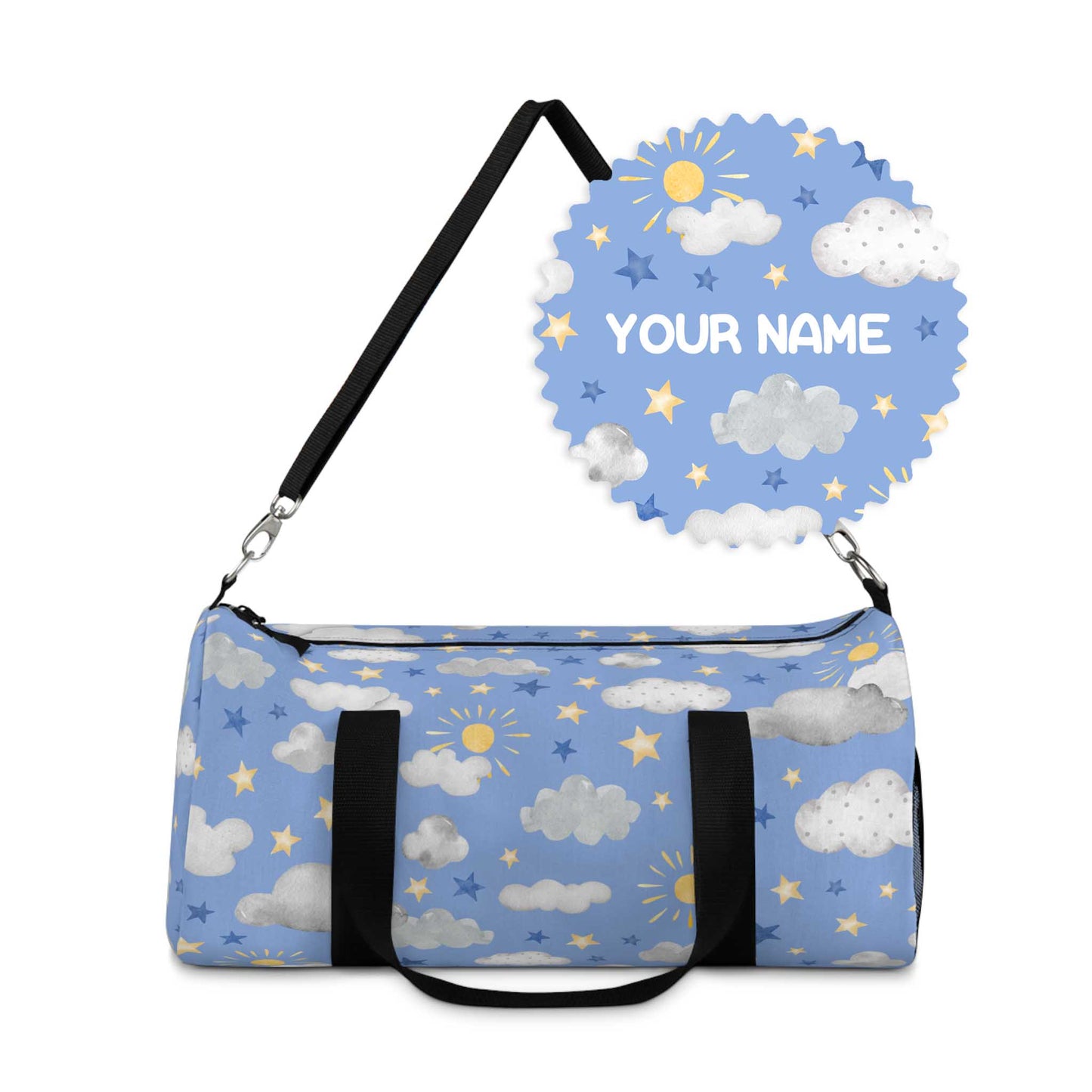 Sun & Cloud Customizable Duffel Bag