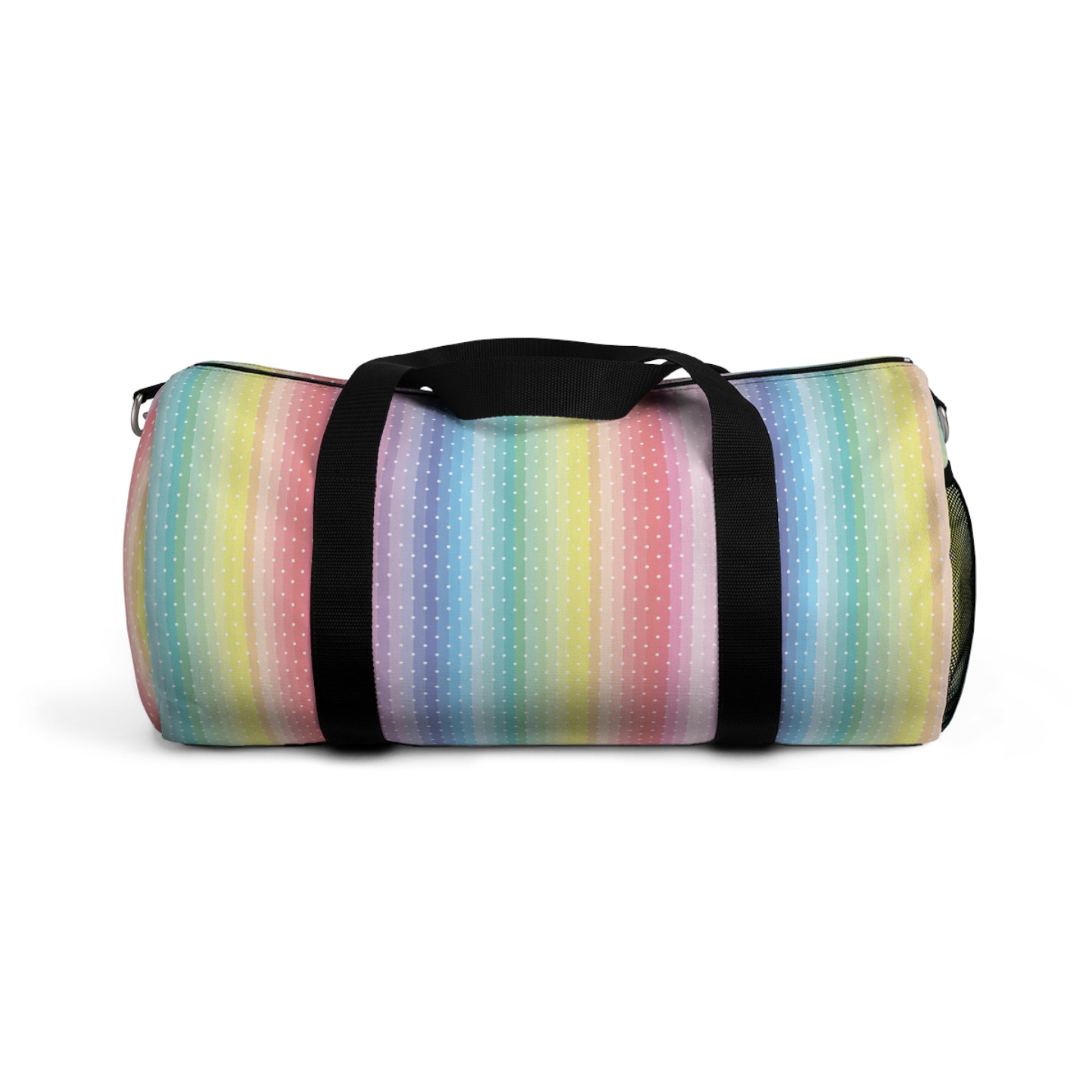 Duffle bag with stripe
