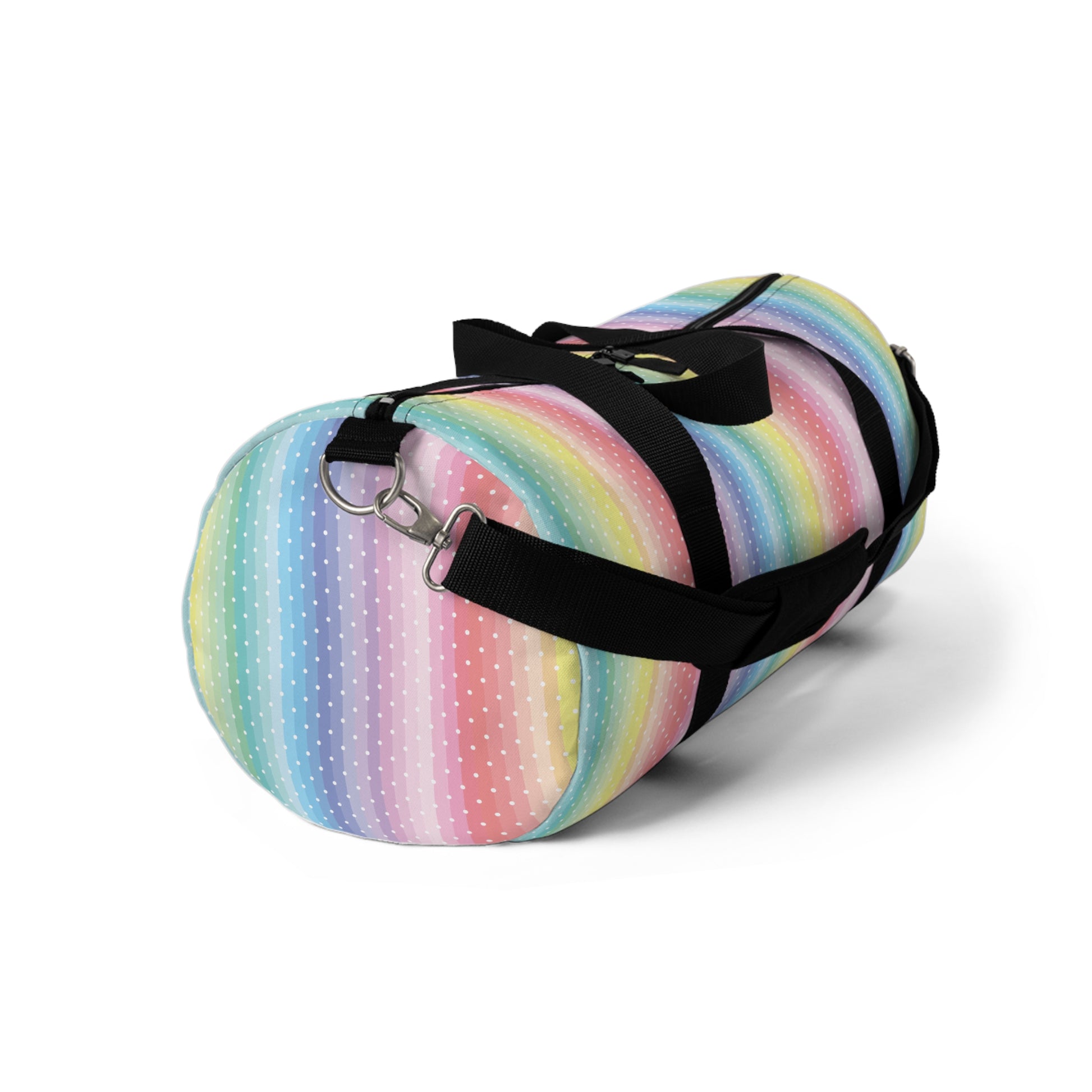 Large Duffle with Playful Stripe