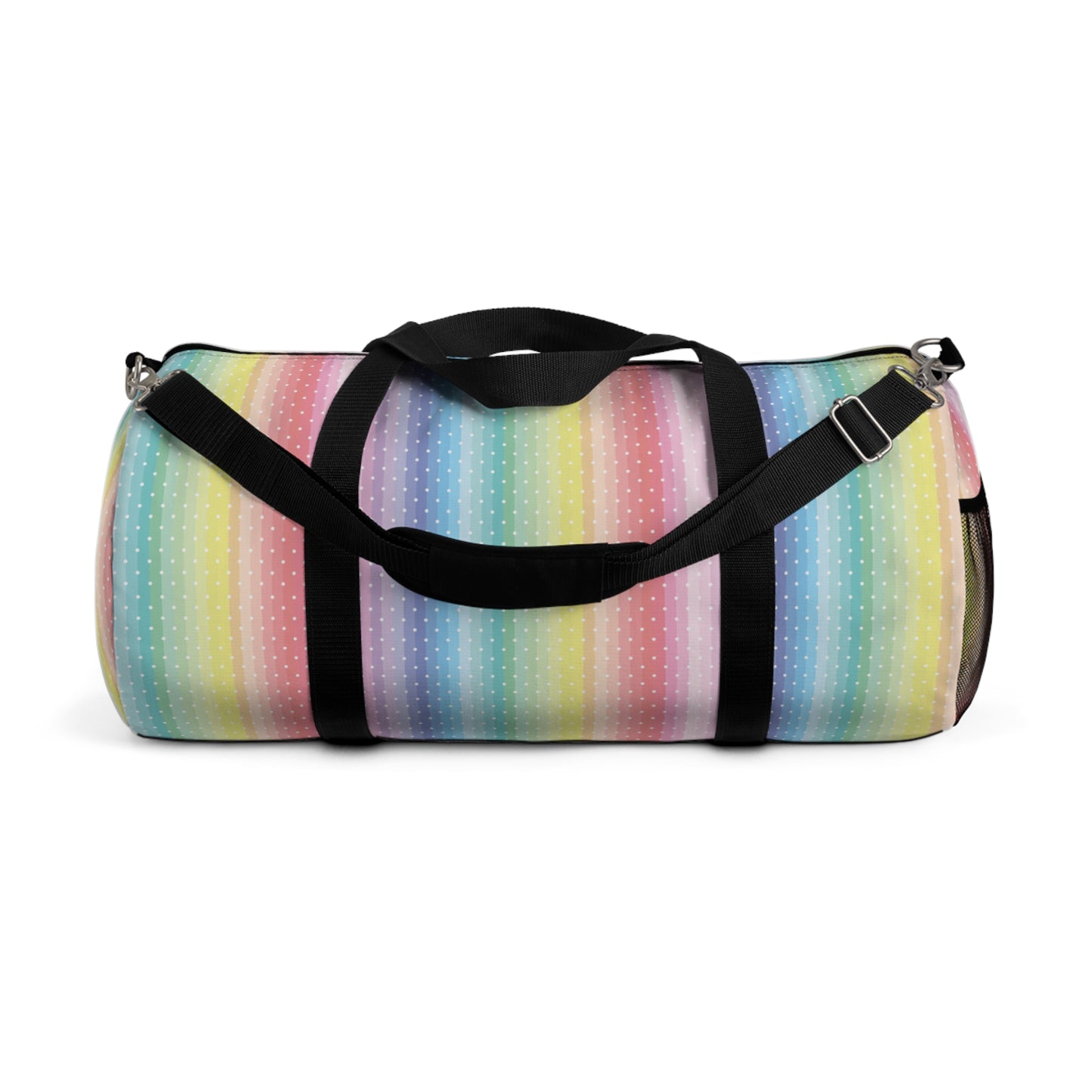 Duffle bag with stripe