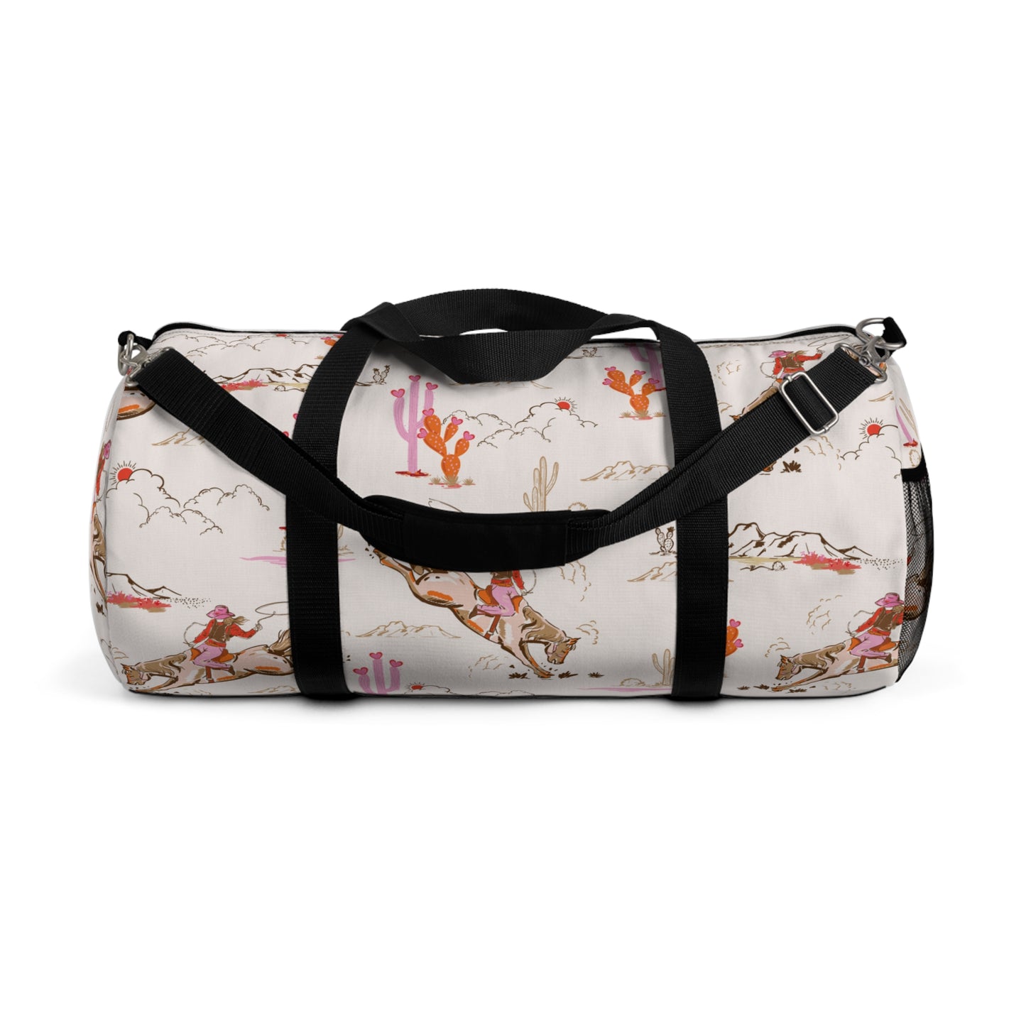 Duffle Bag with Cowgirl Print