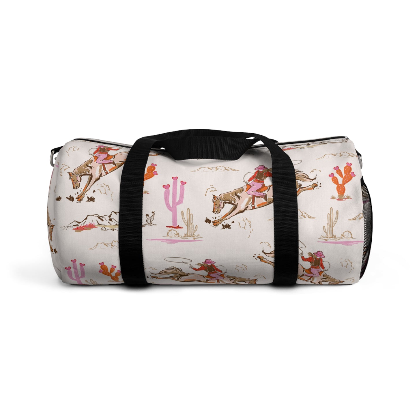 Duffle Bag with Cowgirl Print