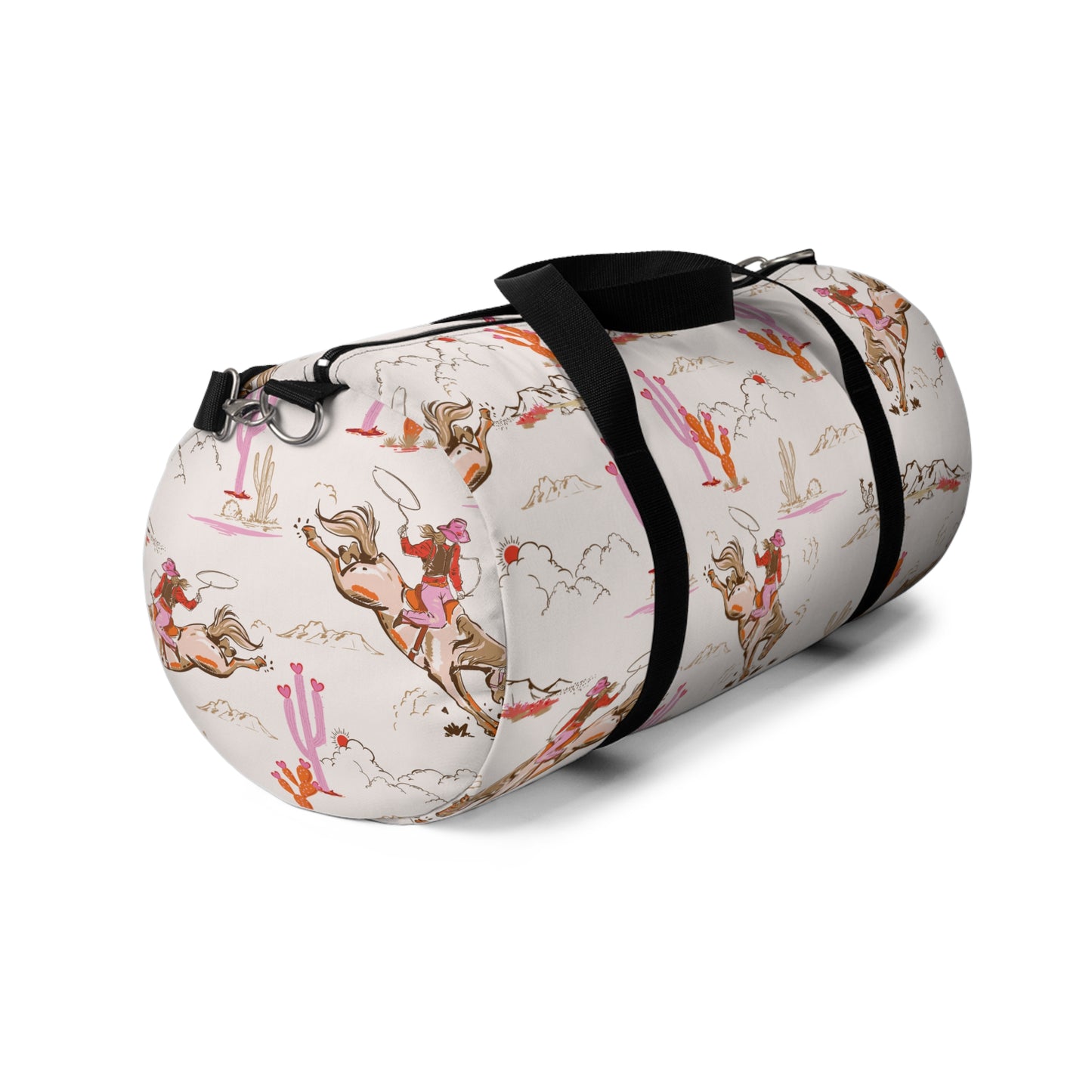 Duffle Bag with Cowgirl Print