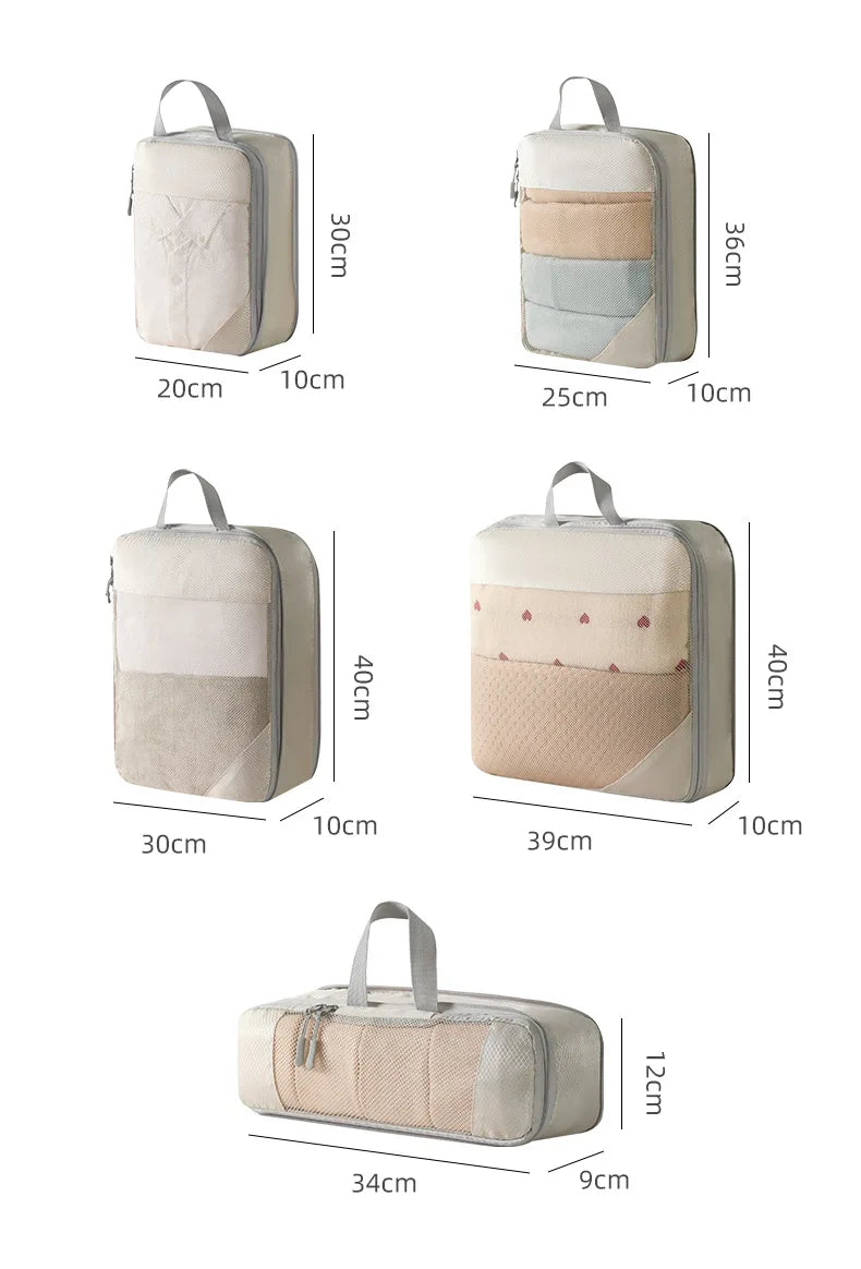 Expandable Compression Packing Cubes