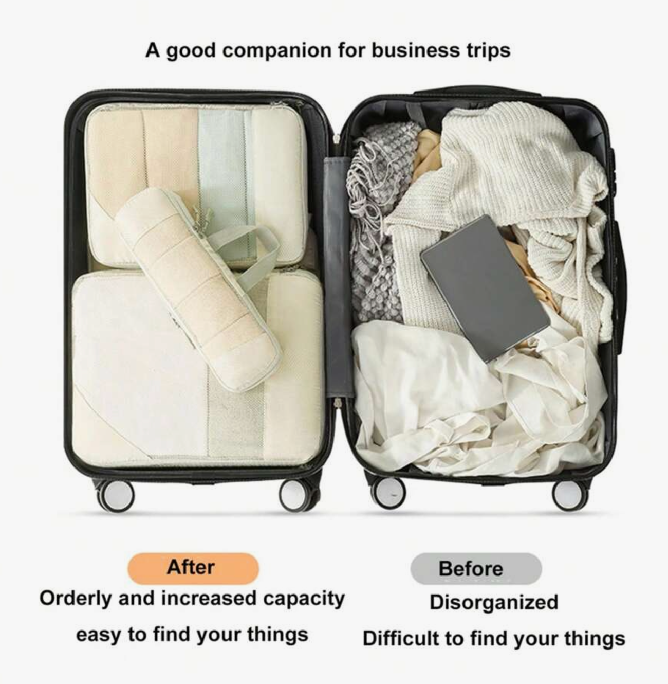 Expandable Compression Packing Cubes