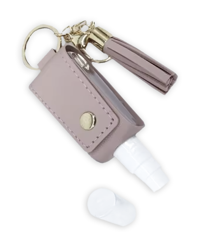 Refillable Hand Sanitizer Keychain