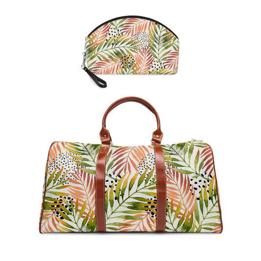 Tropical Leaves Weekender Set