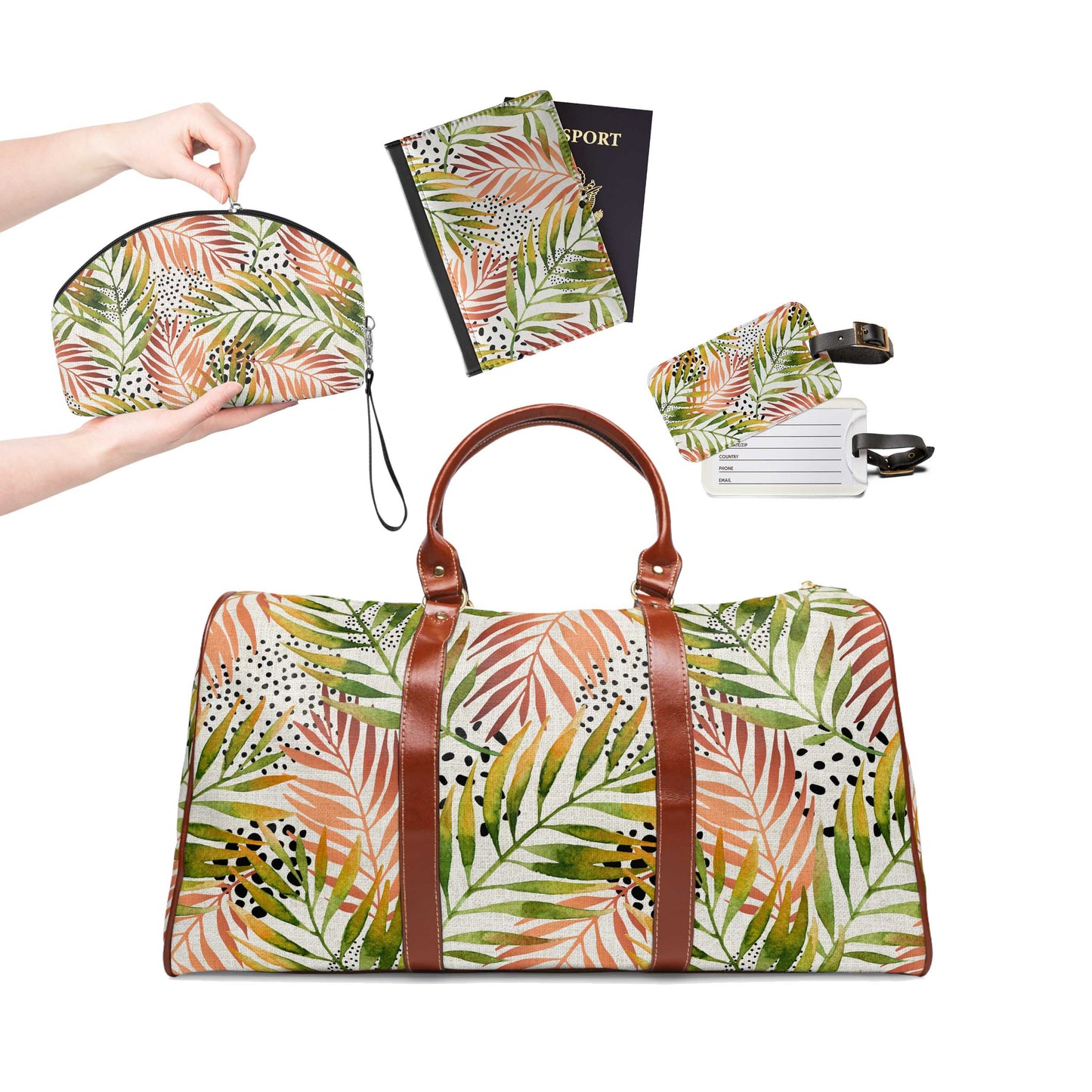 Tropical Leaves Jetsetter Collection